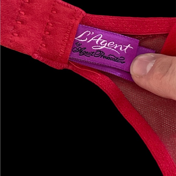 *Sold on Mercari* NWOT L’Agent by Agent Provocateur Odessa Mesh Bodysuit - Picture 2 of 16